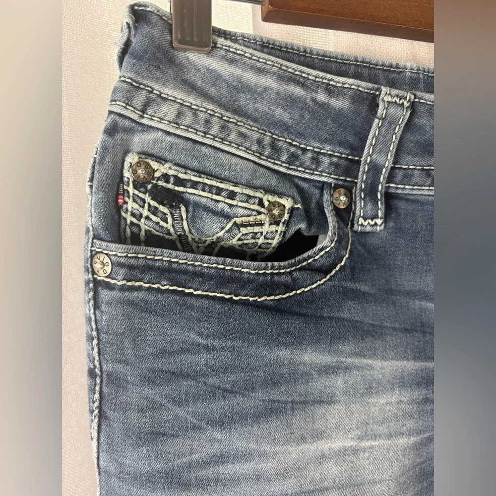 Vigoss Chelsea skinny jeans, women's size 9/10 Y2K Low Rise EUC - Picture 2 of 12